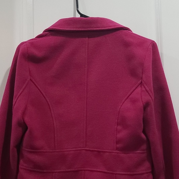 Adorable pink pea coat. - Picture 6 of 11